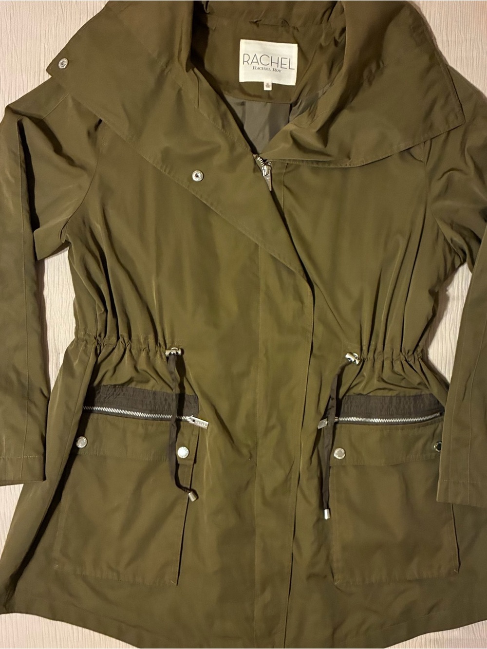 Rachel Rachel Roy olive green anorak/utility jacket SIZE- XL